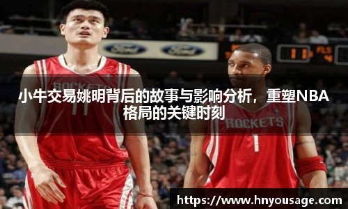 小牛交易姚明背后的故事与影响分析，重塑NBA格局的关键时刻
